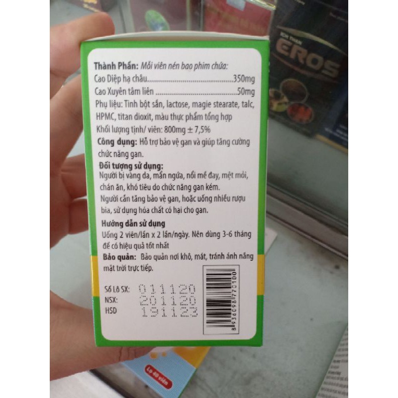 Diệp hạ châu kingphar giải độc, mát gan, hạ men gan