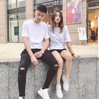 Áo thun trơn trắng có size