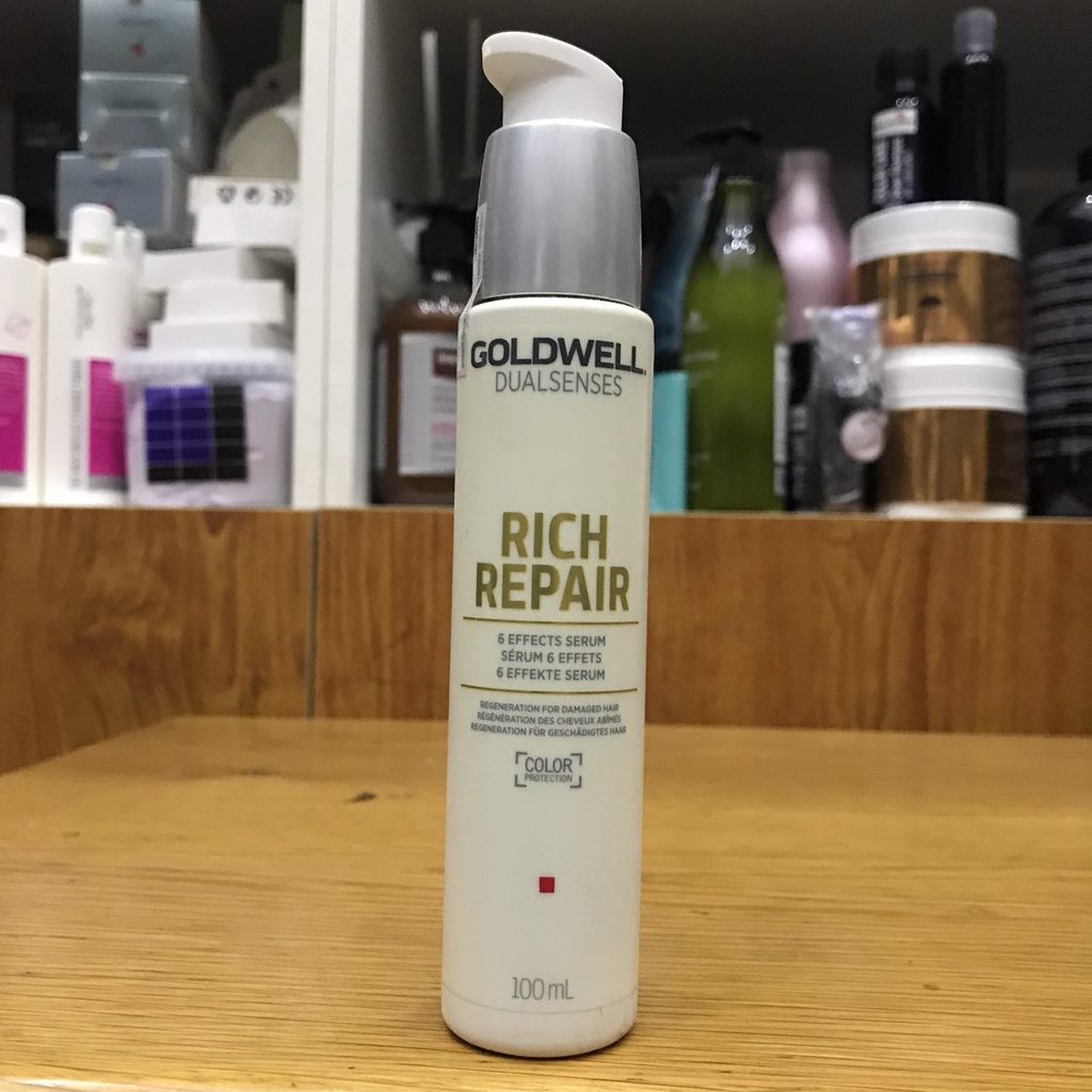 🇩🇪 Tinh chất GOLDWELL Siêu chăm sóc 6 Tác động DUALSENSES RICH REPAIR 6 Effects Serum New 100ml