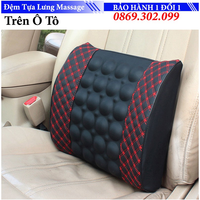 Đệm Massage Tựa lưng trên Ô Tô - Nhiều Màu