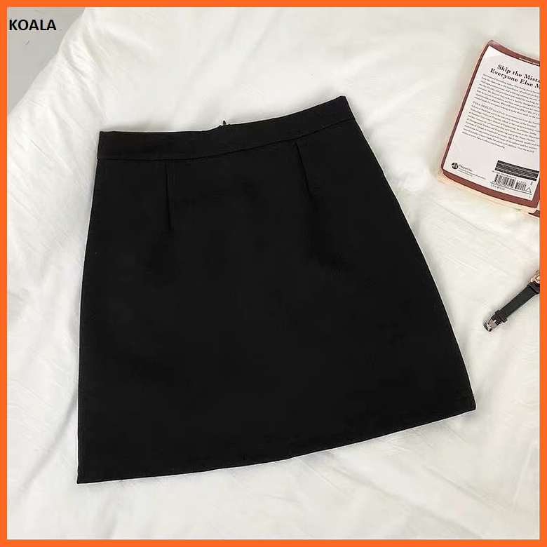 Chân váy ngắn chữ A lưng cao KOALA, Chân váy chữ A ngắn trên gối phong cách công sở kiểu dáng trẻ trung - CV06 | BigBuy360 - bigbuy360.vn