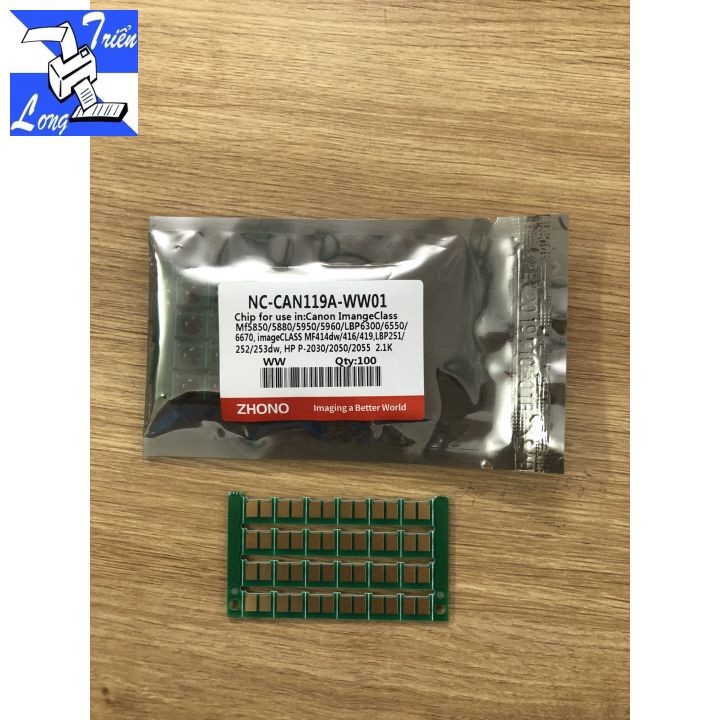 Chip Canon 119A, HP 05A -MF5850dn, MF5960dn, P2035, P2055