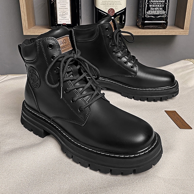 Giày cao cổ nam phong cách biker cực chất Sport fashion thời trang ulzzang Hàn Quốc TH-18