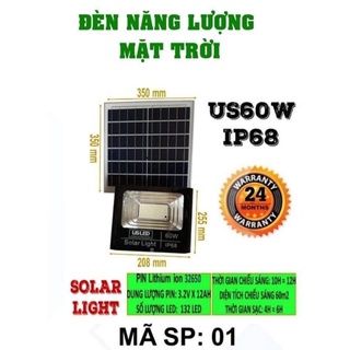 Đèn năng lượng mặt trời 200w usled