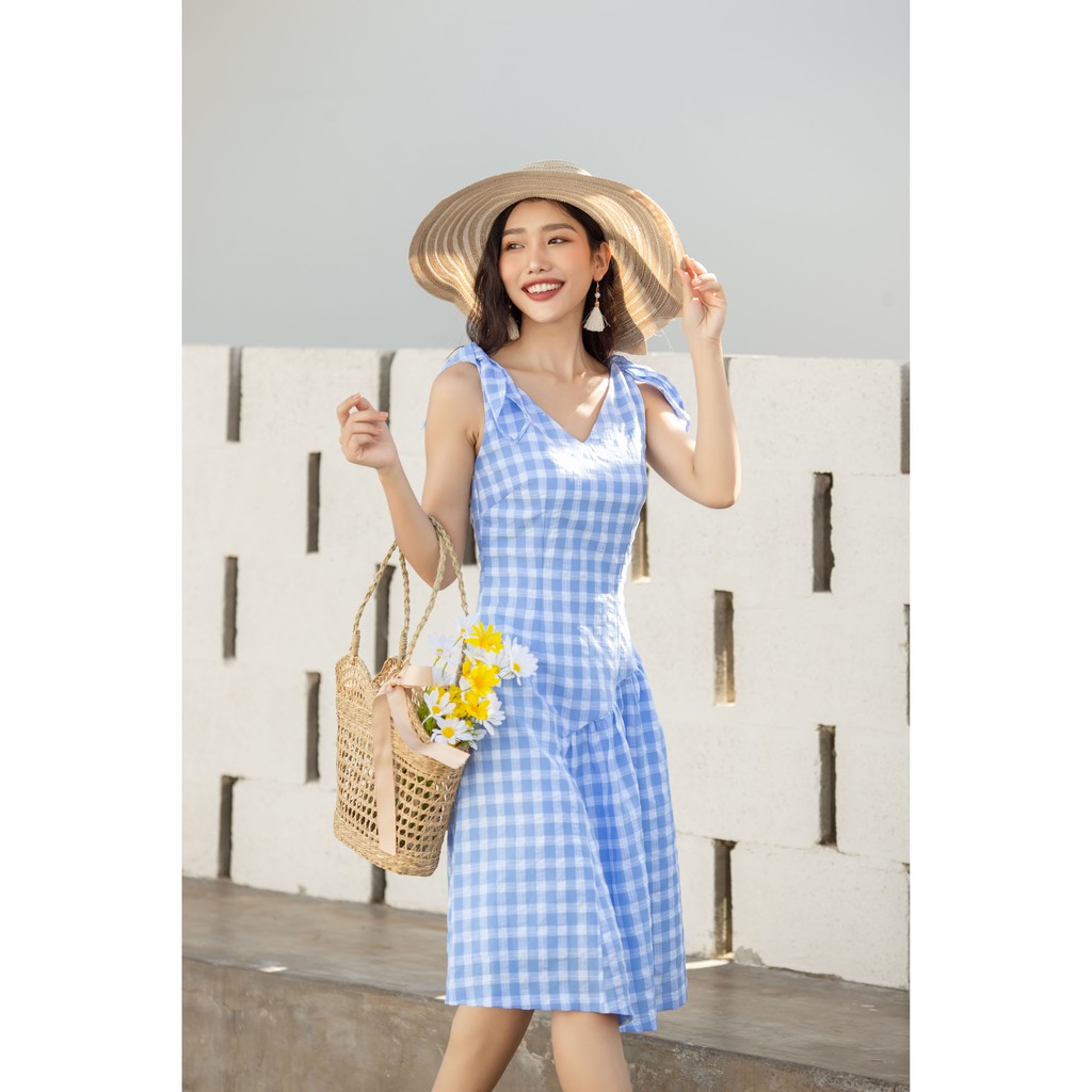 MINX - Đầm Vivian Bow Shoulder Dress