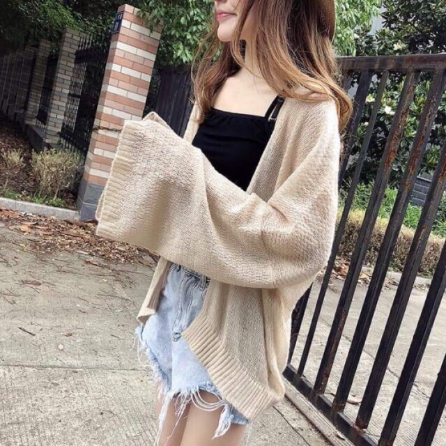 Áo len cadigan mỏng siêu hot ạ