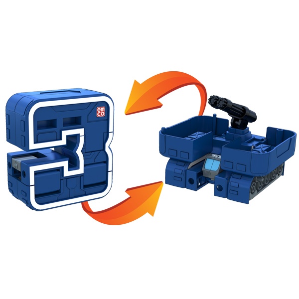 Đồ chơi lắp ráp số EMCO biến hình robot TINITOY – LUB184 – LUFFYBABY – Kích thích bé tư duy, sáng tạo