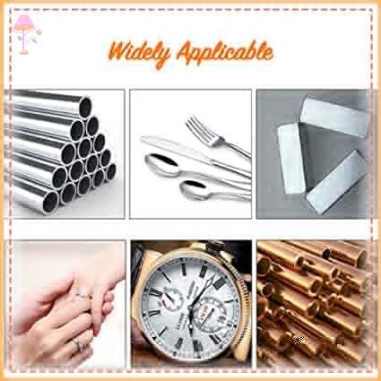 Dụng cụ đánh bóng kim loại màu bạc/đồng thau