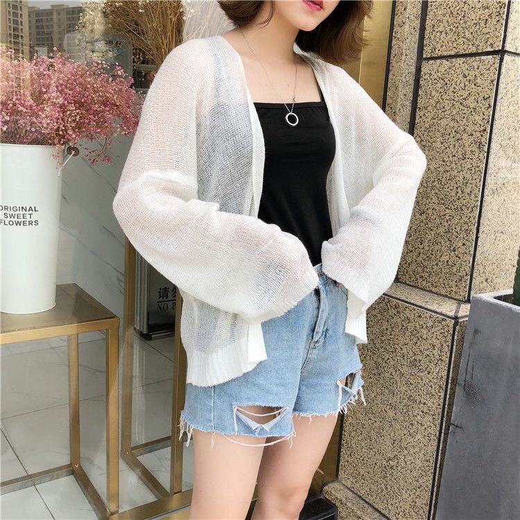 Áo Khoác Cardigan Len Mỏng Trơn DAIN AP1100