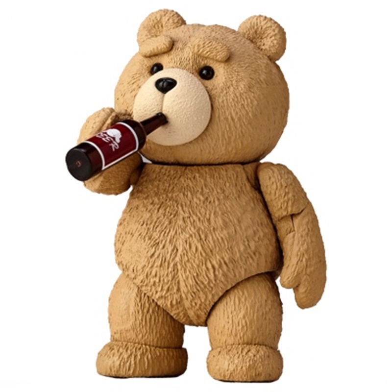 Mô Hình Đồ Chơi Gấu Teddy Bằng PVC Kèm Hộp Chính Hãng