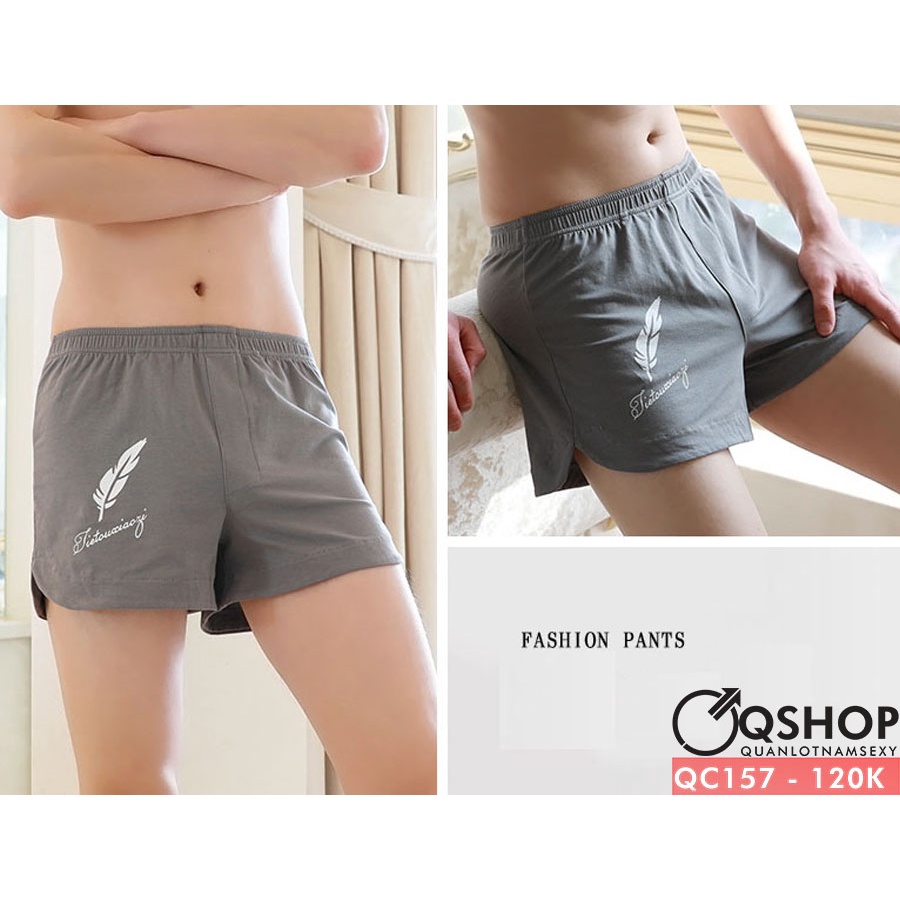 Quần ngủ nam thun cotton mẫu mới QSHOP QC157