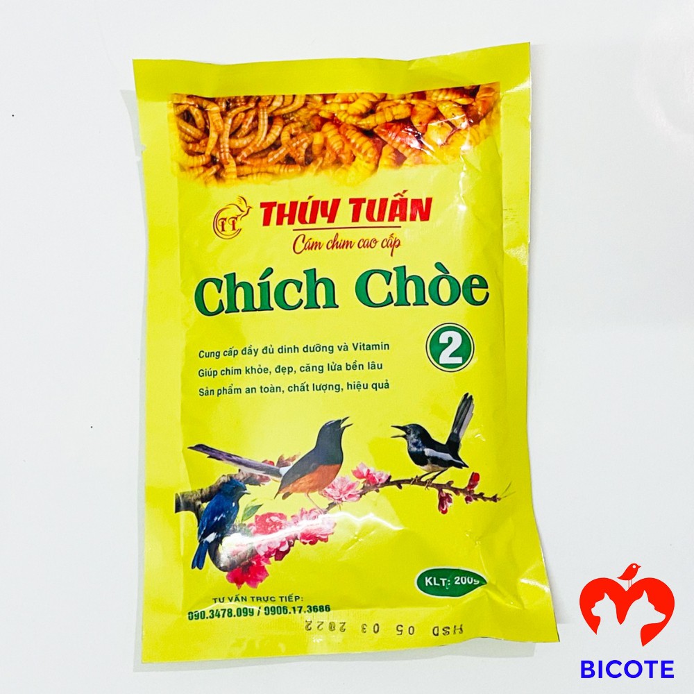 Cám chim chich chòe Thúy Tuấn số 2 cao cấp gói 200gram