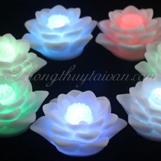 Đèn HOA SEN chạy bằng pin đổi màu 🌷 7cm*3cm (bàn thờ gia tiên, phật, thần, ....)