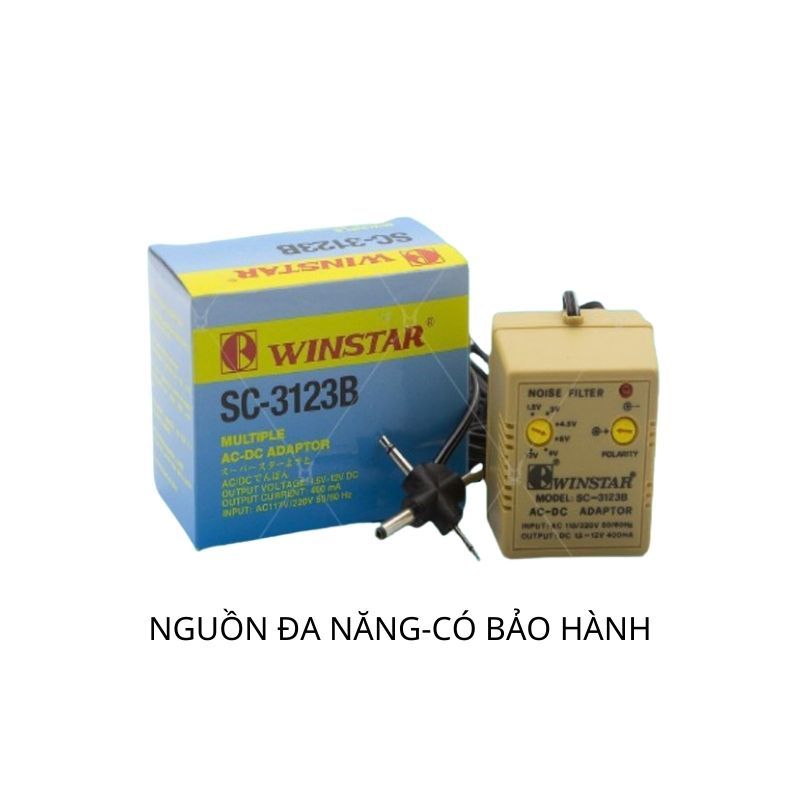 Nguồn đa năng Winstar 3123 máy pen phun xăm mini thần thánh  cao cấp dạng cục