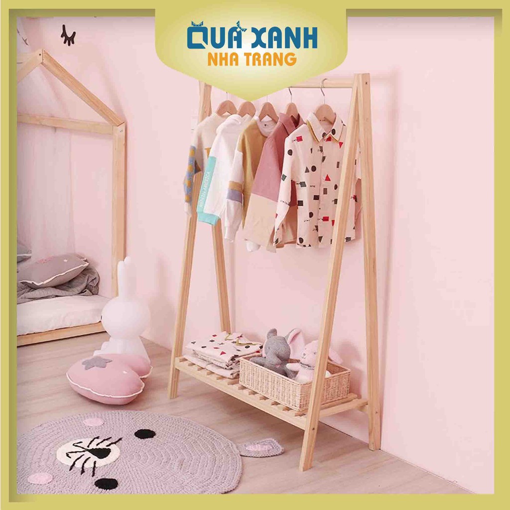 Cây Phơi Đồ Giàn Phơi Quần Áo Hình Chữ A Lắp Ghép Tiện Lợi/ Shop Quang Cáo