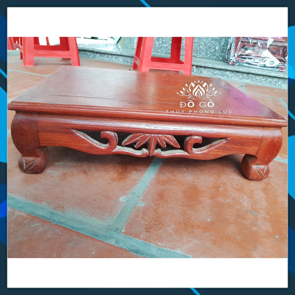 Bàn osin Bàn trà  nhật bản Kỷ trơn gỗ hương cỡ lớn 35x50 và 40x60