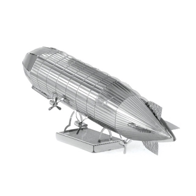 Đồ chơi mô hình lắp ráp 3d kim loại máy bay khinh khí cầu Graf Zeppelin, đồ chơi xếp hình