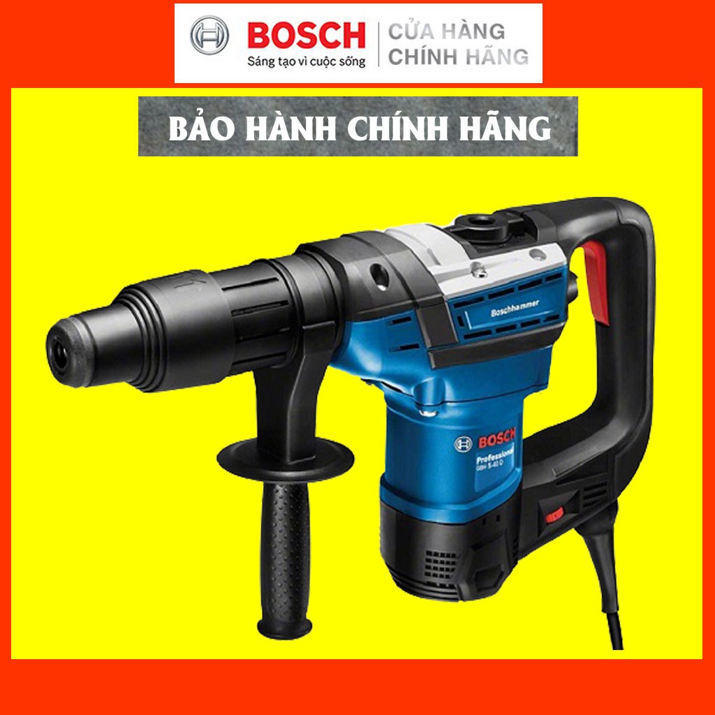 [CHÍNH HÃNG] Máy Khoan Búa Bosch GBH 5-40 D (40MM-1100W) - Chuyên Khoan Bê Tông, Giá Đại Lý Cấp 1, Bảo Hành Toàn Quốc