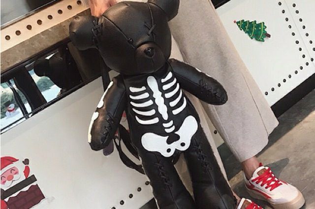 Balo da gấu teddy xinb xinh