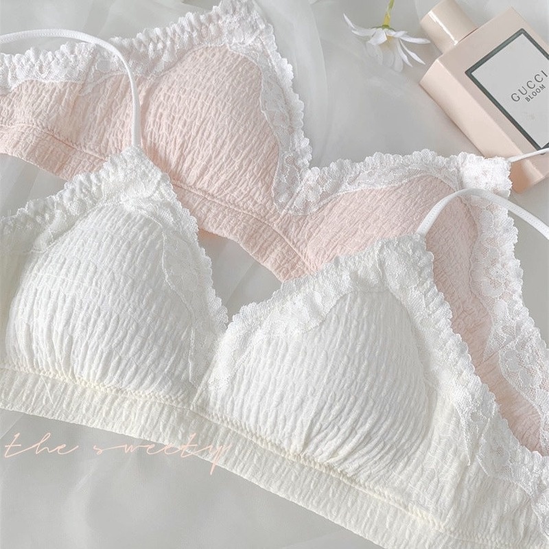 Áo lót Mỏng Không Gọng Màu Sắc Trơn Dành Cho Nữ