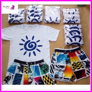 Set 1 Bộ Quần Áo Đi Biển Nam, Nữ-Ảnh Thật-Nhắn Tin Cân Nặng Cho Shop.