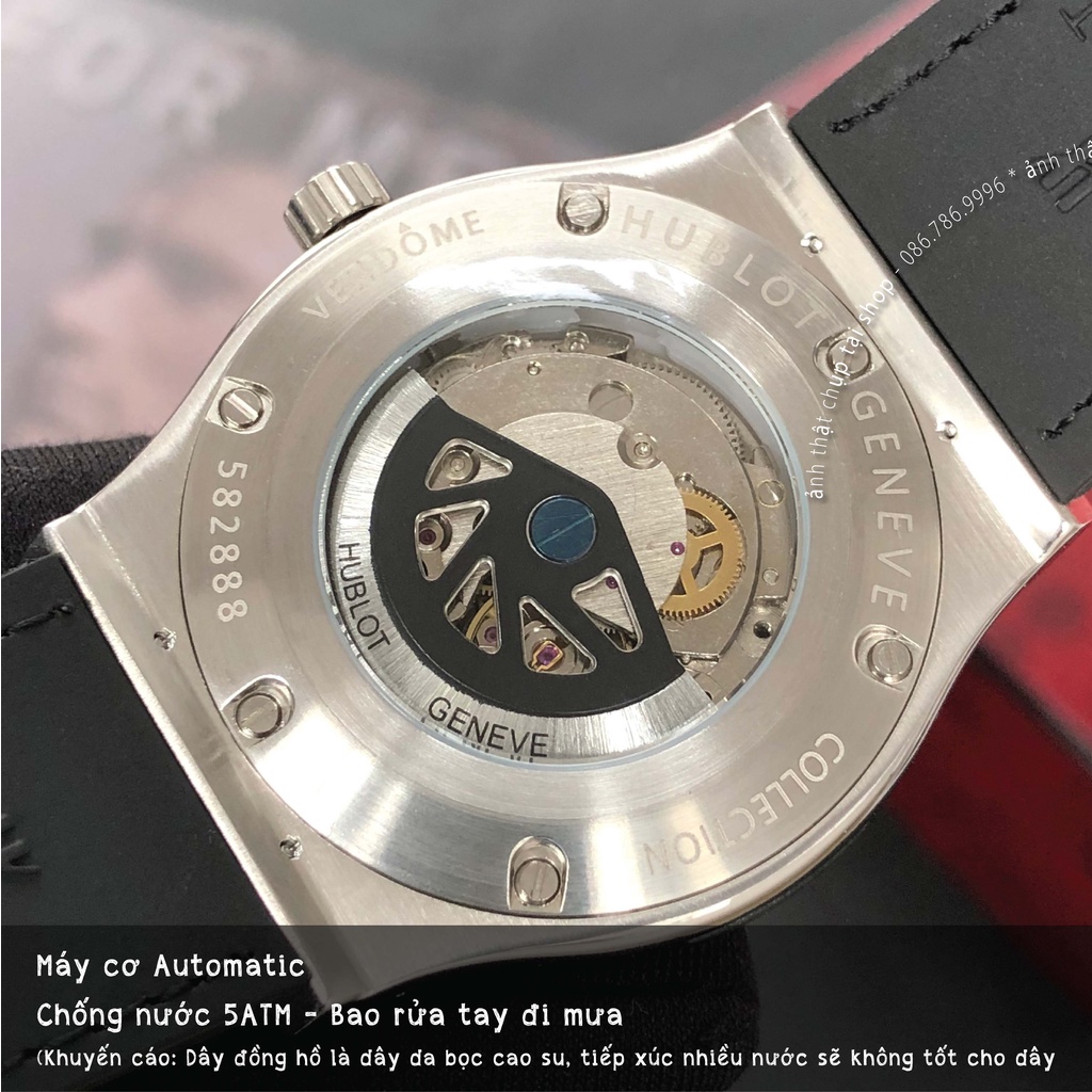 Đồng Hồ Nam HBL Cơ Automatic Nhật, Mặt Saphire 42mm Viền Trơn, Chống Nước 5ATM [Bảo Hành 18 Tháng - 1 Đổi 1 15 Ngày] | BigBuy360 - bigbuy360.vn