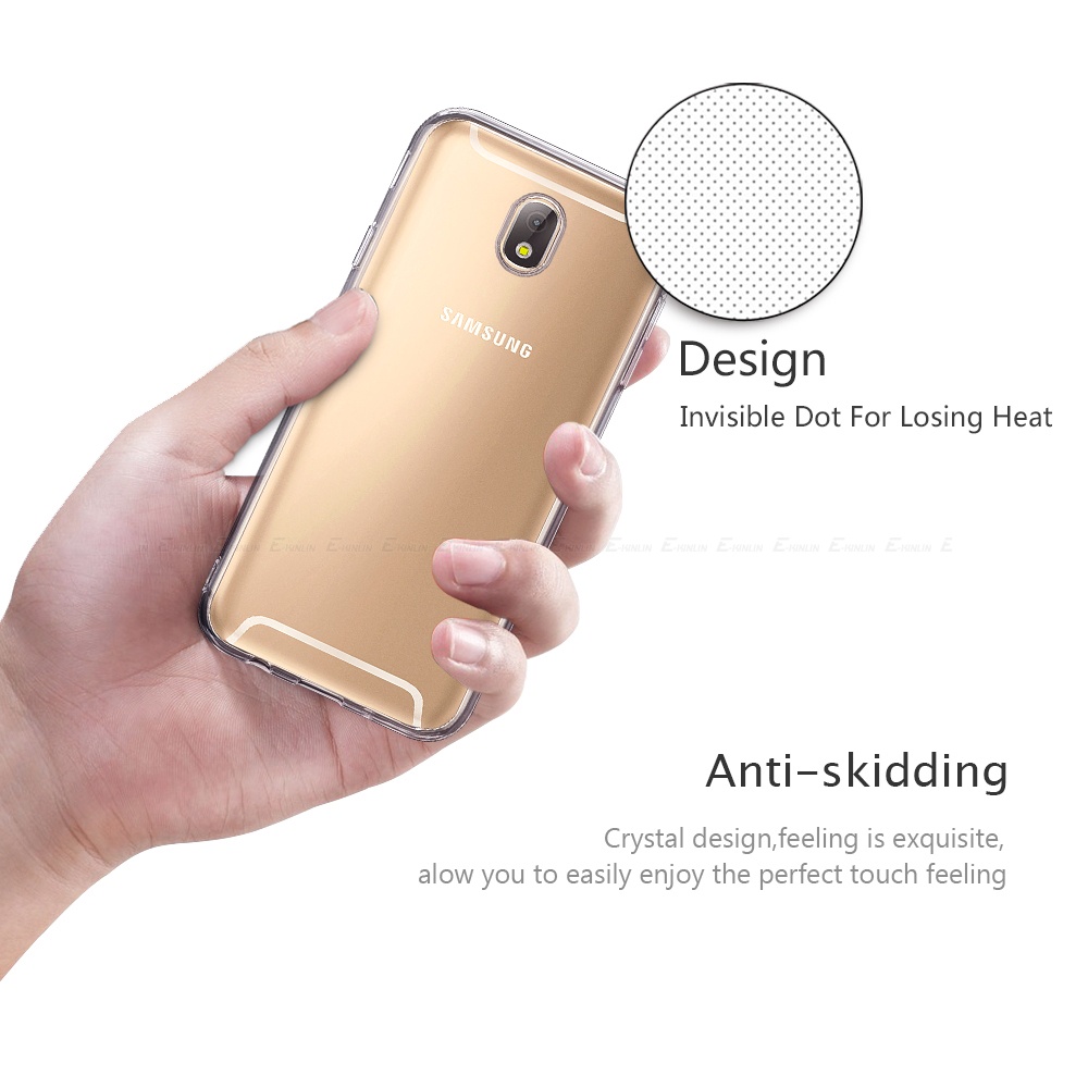 Ốp Điện Thoại Silicon TPU Mềm Trong Suốt Cho Samsung Galaxy A3 A5 A6 A7 A8 A9 J8 J7 J6 J5 J4 J3 J2 Pro Plus 2018 2017 2016