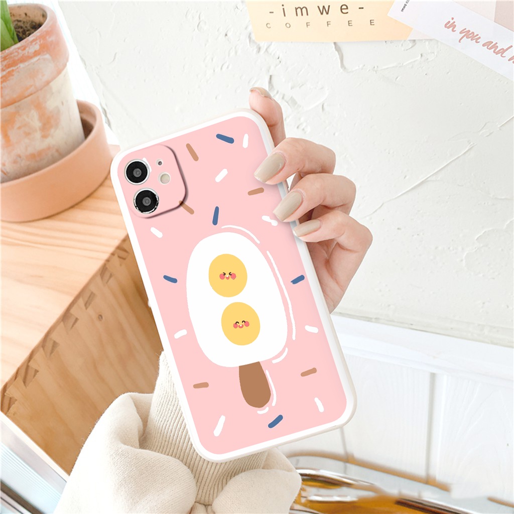 ỐP LƯNG IPHONE  Cây kem nhỏ ốp iphone 12 pro/13pro/13promax/7/7+/8/8+/X/XS/XSM/11/11PMROMA tr1131
