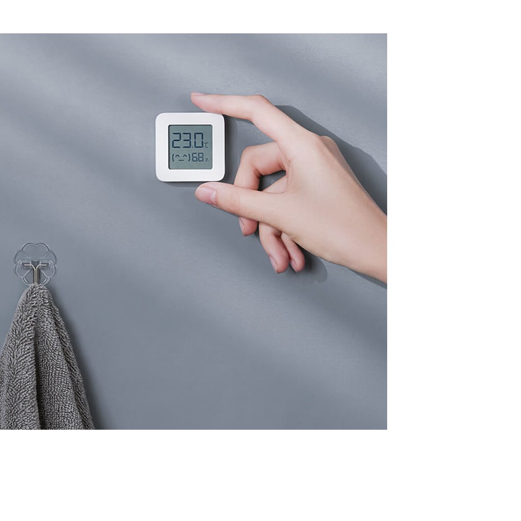 [SMART HOME]Nhiệt kế-ẩm kế điện tử thông minh Xiaomi Mijia bluetooth Gen 2 kết nối app Mi Home