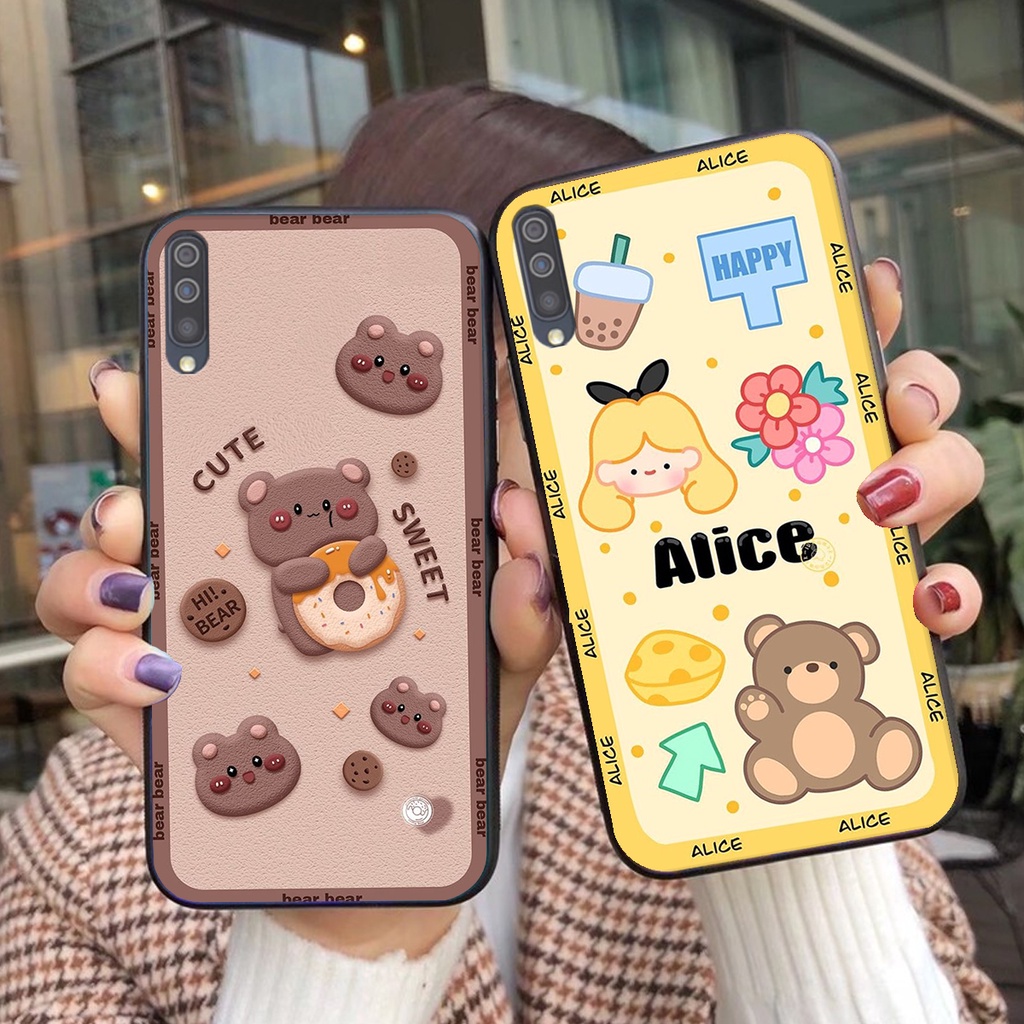 Ốp lưng Samsung Galaxy A50 / A30S / A50S in hình 3D gấu mới nhất - sang - chảnh - ĐẸP- BỀN