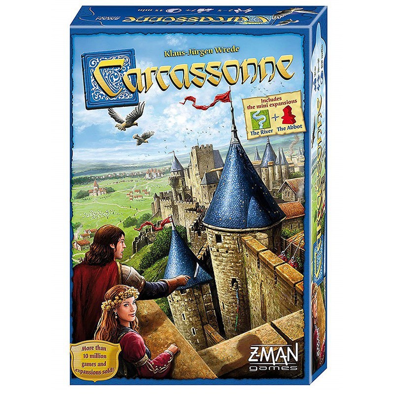 Board Game Carcassonne - Vùng Đất Trù Phú Tiếng Anh Bản Chuẩn
