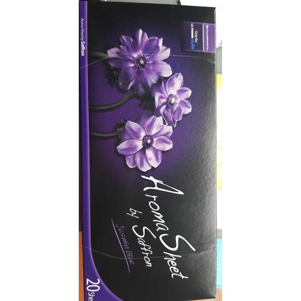 Hộp giấy thơm Aroma Sheet chính hãng cho máy giặt hấp sấy LG Styler