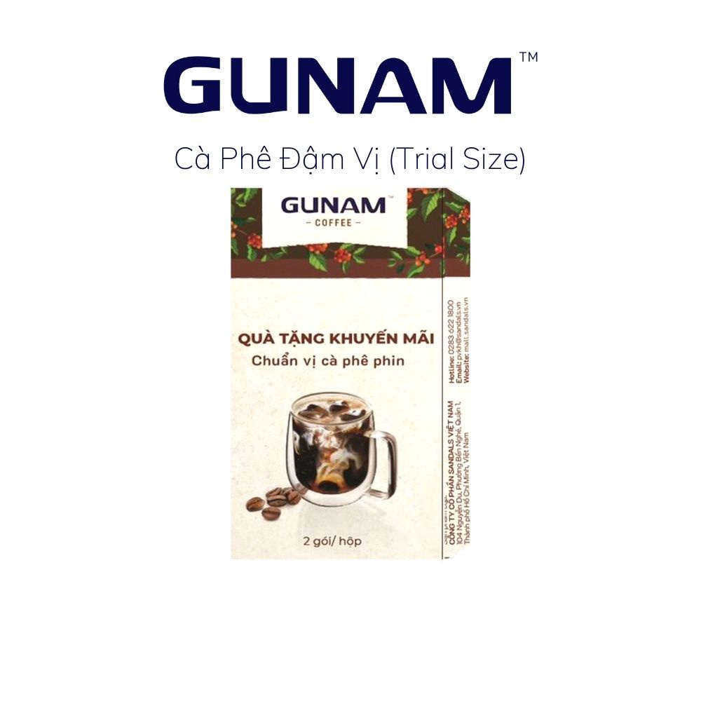 GIFT_Cà phê hoàn tan Gunam đậm vị (Mẫu thử)