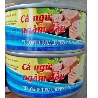 Cá ngừ ngâm dầu Yellowfin (loại 1) 160g