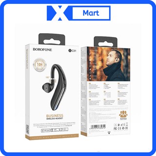 Tai nghe bluetooth BOROFONE BC31 chính hãng - Tai bluetooth có mic nghe được 2 bên tai