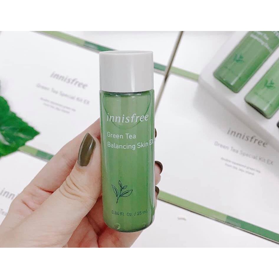 New ( Hàng Chính Hãng) BỘ KIT TRÀ XANH INNISFREE GREEN TEA SPECIAL KIT