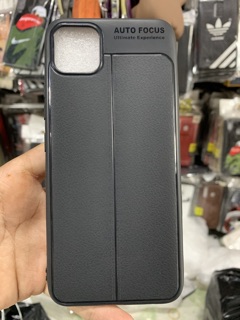 Ốp lưng Realme C11 dẻo đen kiểu da