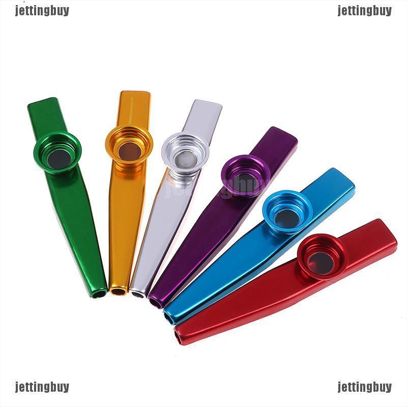 JETTING Kèn kazoo làm từ hợp kim nhôm kèm 5 màng chắn cho trẻ em