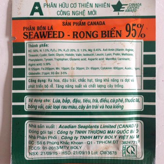 Phân bón lá cao cấp rong biển