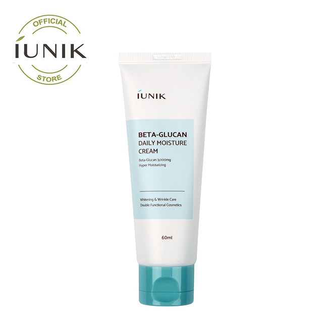 Kem dưỡng ẩm sáng da và chống lão hoá IUNIK Beta Glucan Daily Moisture Cream 60ml