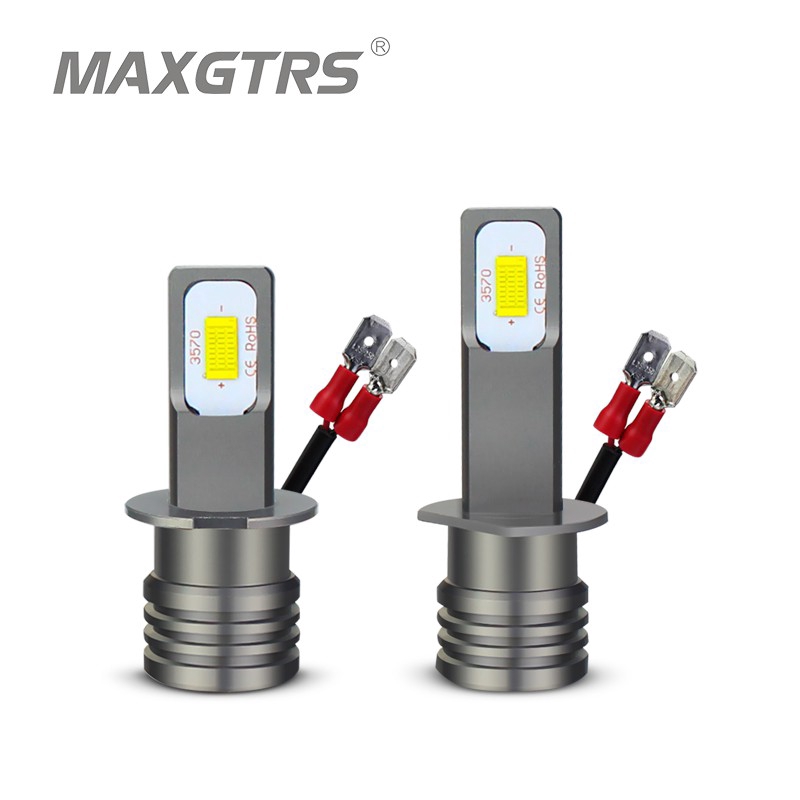 Bộ 2 bóng đèn LED canbus MAXGTRS H1 H3 880 881 H27W H27 H27W / 2 3570 gắn xe hơi chuyên dụng