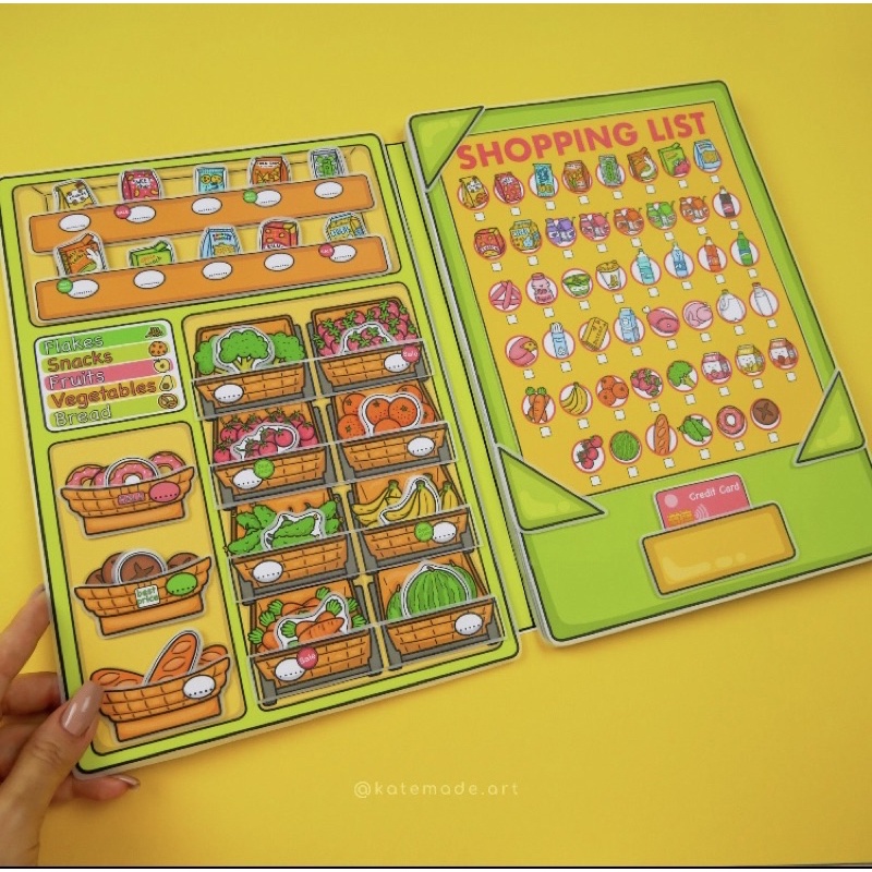 Búp bê giấy cửa hàng tiện lợi hot nhất dành cho bé