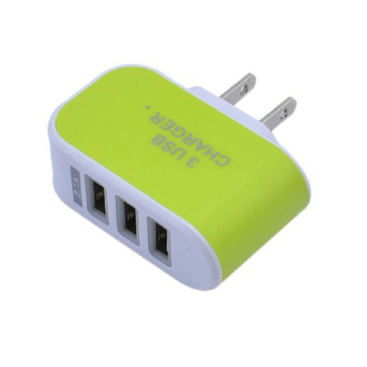 Ổ Cắm Sạc 3 Cổng USB 3.1A (Màu Ngẫu Nhiên)