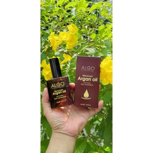 Tinh dầu dưỡng tóc Argan oil Algo 50ml, Serum dưỡng tóc