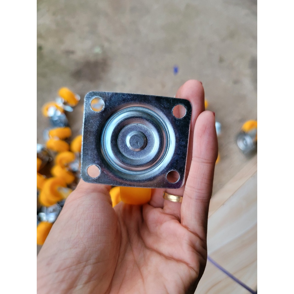BÁNH XE VÀNG Xoay 360 độ - loại tốt, hàng có sẵn đủ size