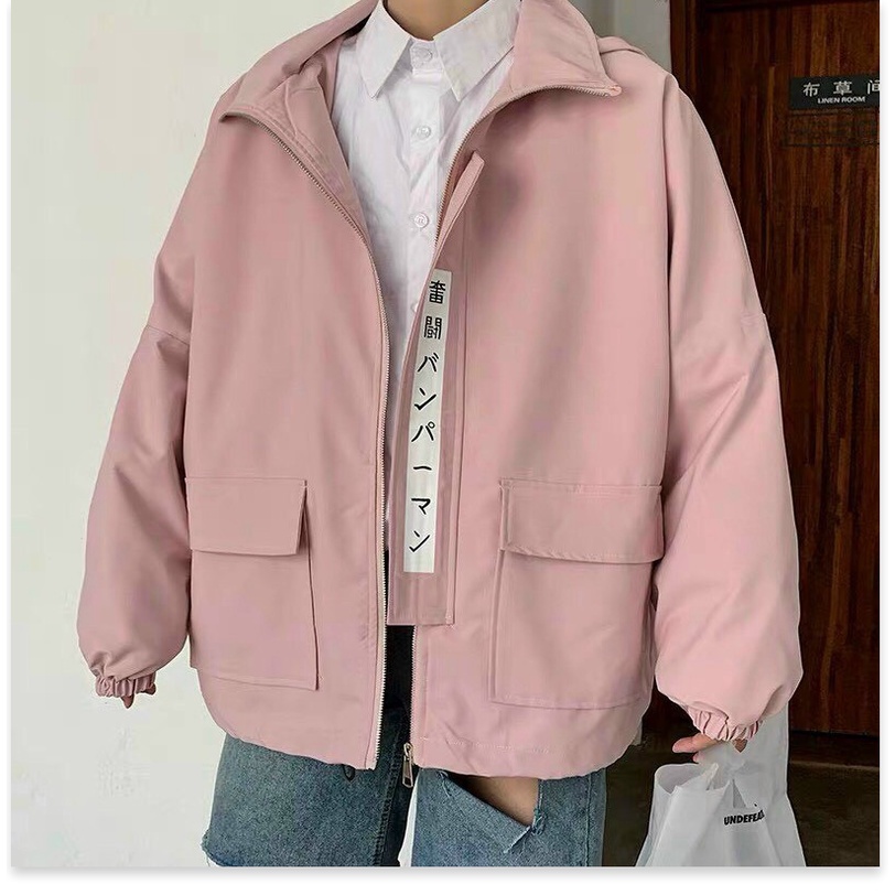 Áo khoác kaki túi hộp nam nữ siêu đẹp , hottrend hàn quốc cho các bạn trẻ KOKO MI FASHION