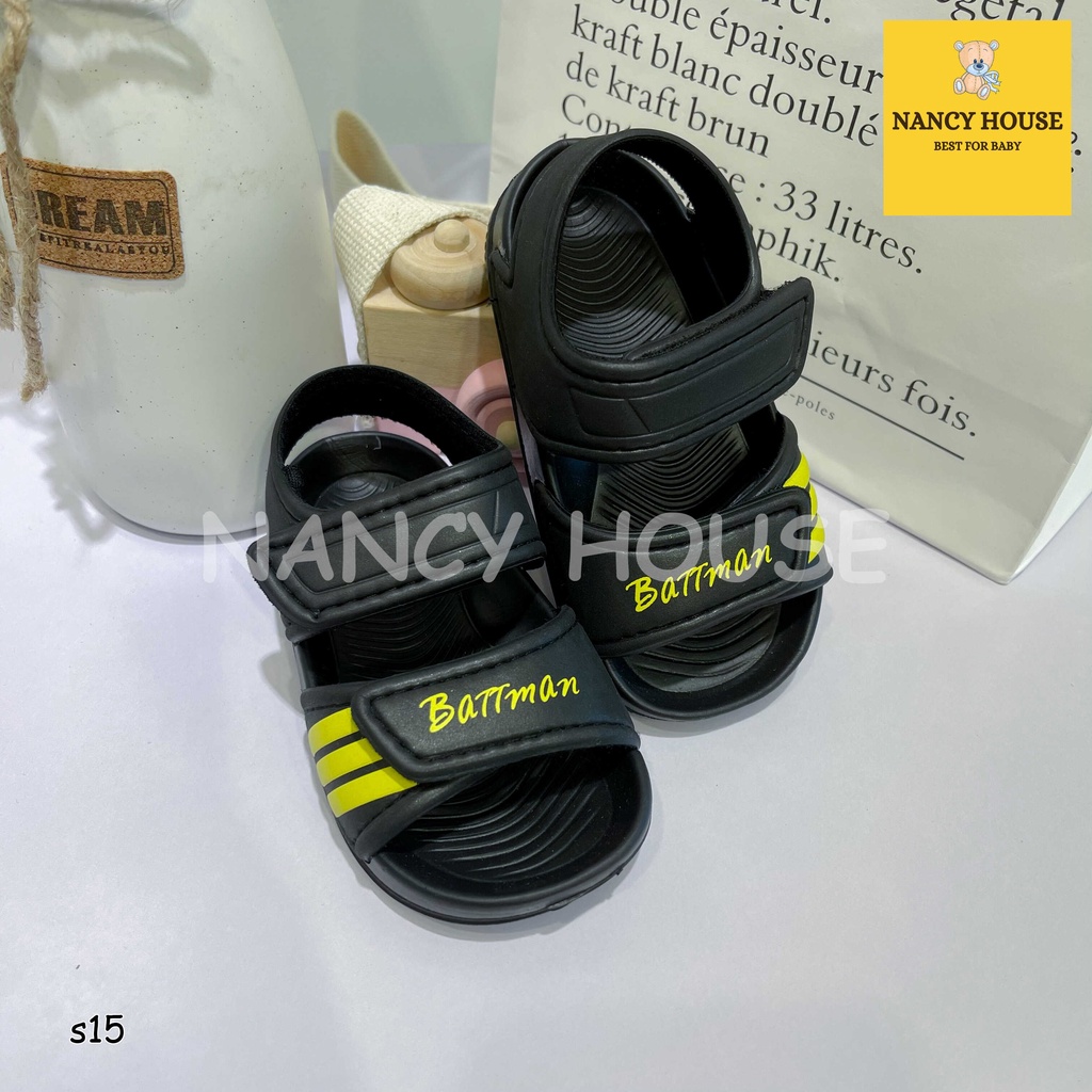 Dép sandal Disney siêu nhẹ siêu êm cho bé trai bé gái kiểu dáng ngộ nghĩnh chống trơn trượt an toàn cho bé