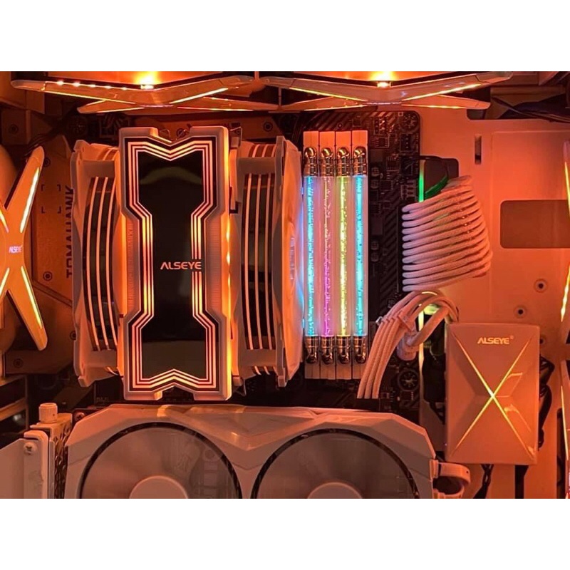 Ram máy tính 32gb  3200 Rgb tản nhiệt nước trắng newbox