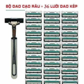Bộ Dao Cạo Râu 36 Chi Tiết, An Toàn, Tiện Lợi