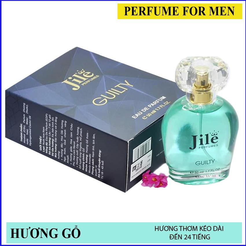 Nước hoa nam,thơm lâu,Jile Guilty 50ml, nuoc hoa nam cao cấp chính hãng,mạnh mẽ. | BigBuy360 - bigbuy360.vn
